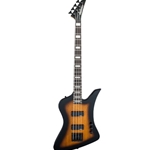 Jackson JS Series Kelly  Bird Bass IV JS2, Tobacco Burst