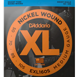 D'Addario EXL160S Short Scale Bass Strings
