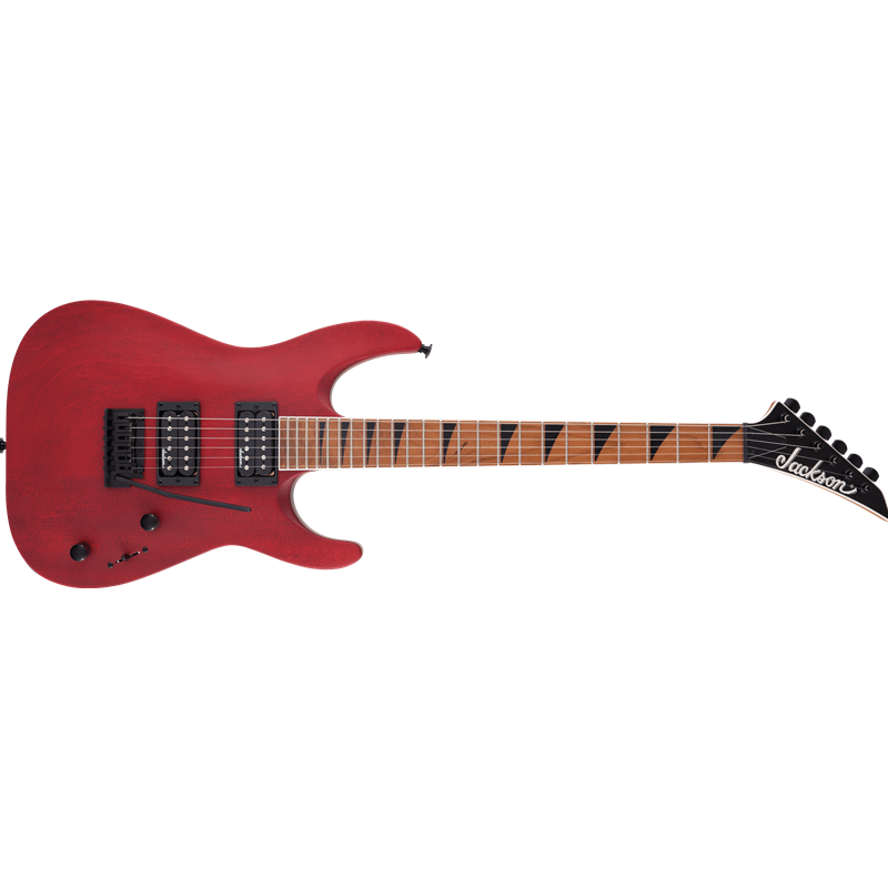 River City Music - Jackson 2910339590 JS Series Dinky Arch Top JS24 DKAM,  Caramelized Maple Fingerboard, Red Stain