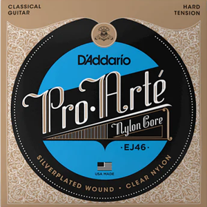 D'Addario EJ46 Pro-Arte Nylon Classical Guitar Strings, Hard Tension