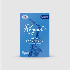 Rico Royal Alto Sax Reeds, 10pk, 2.5