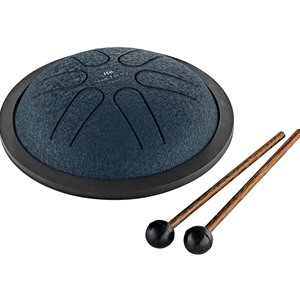 Meinl Mini 6" Steel Tongue Drum, A Major, Navy Blue