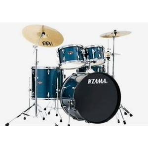 IE50CHLB Tama 5pc Imperialstar Complete, Hairline Blue Wrap