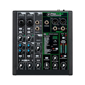 PROFX6V3 MACKIE  6 Channel Mixer w / Effects