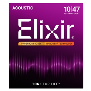 16152 Elixir PB 12 String Set, XL