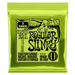 3221 Ernie Ball Reg Slinky 3 pack
