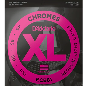 ECB81 D'Addario XL Chromes Bass 45-105